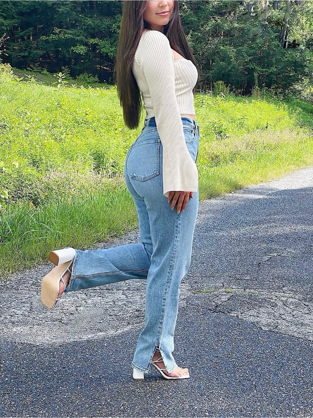 Abercrombie curve love jeans